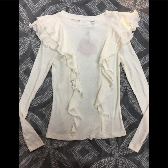 K/lab‎ Ruffle Long Sleeve tee - Picture 2 of 4